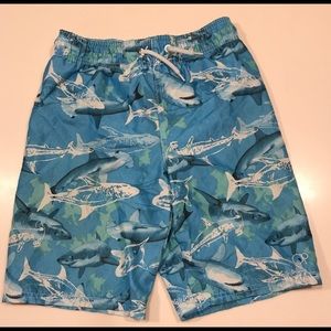 OP brand SHARK swim trunks-Medium Size 8